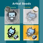 Papel para planchar beads, protege tus diseños durante el planchado. Fácil de usar y reutilizable.
