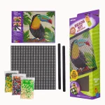 Malla flexible para beads Artkal MIDI 5MM, ideal para crear sin planchado.