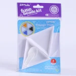 Bandejas triangulares plásticas para organizar beads, incluyen cucharita plástica.